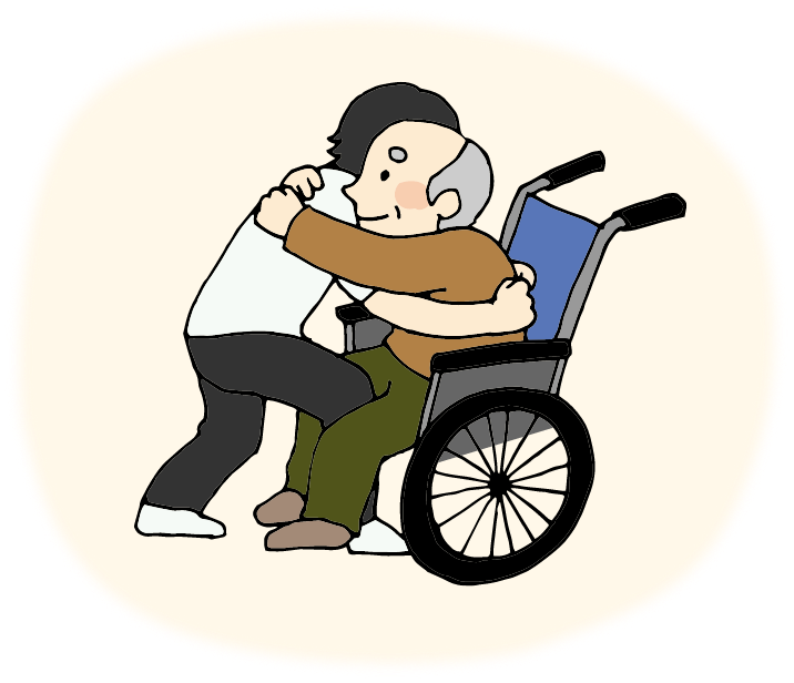 食事介護の様子